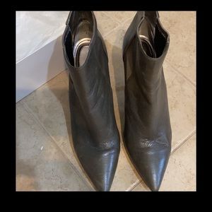 Calvin Klein Gray Graphite color Booties
